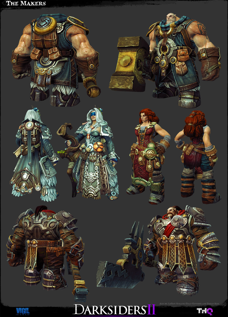 Illustration for article titled The Art of Darksiders II